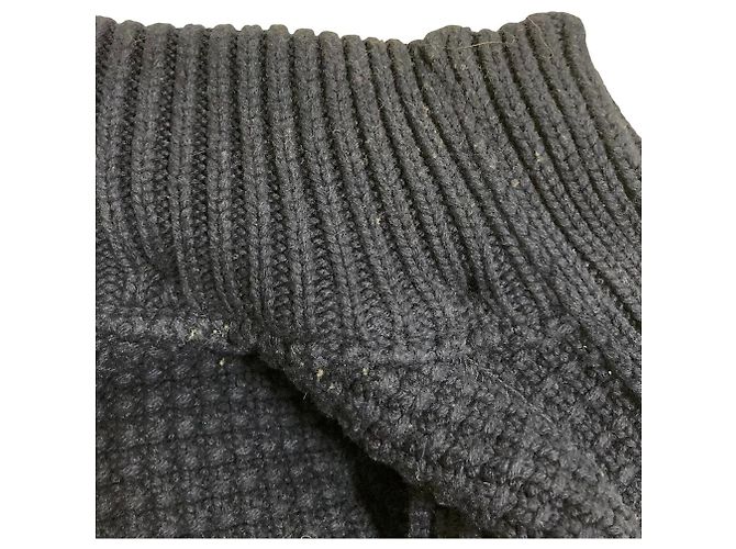 Autre Marque Bark Strick-Dufflecoat mit Kapuze - Ansicht 13