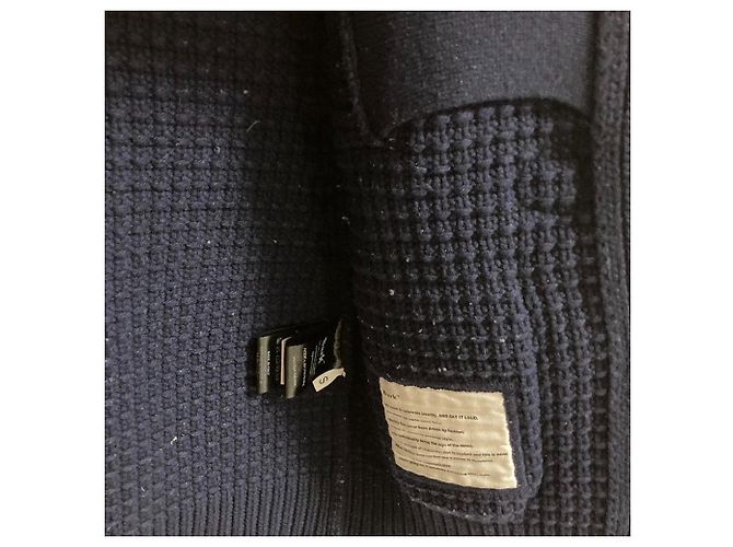 Autre Marque Bark Strick-Dufflecoat mit Kapuze - Ansicht 6