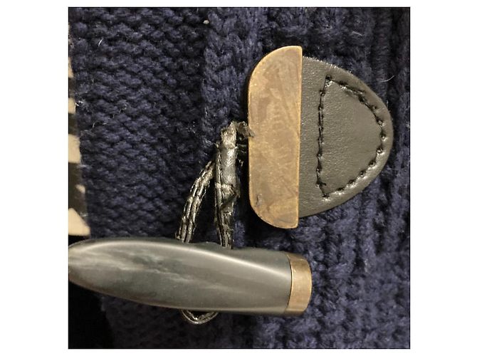 Autre Marque Bark Strick-Dufflecoat mit Kapuze - Ansicht 7