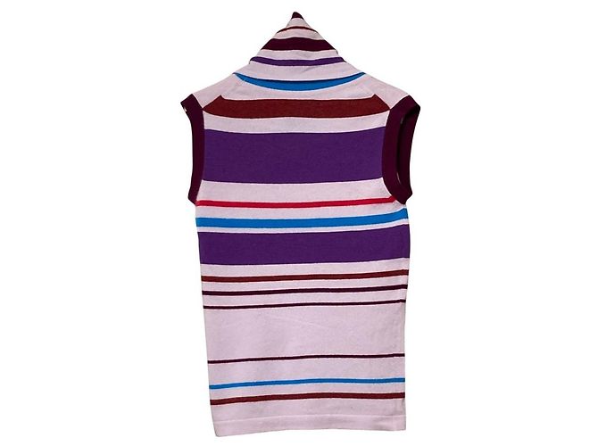 Autre Marque Clements Ribeiro Ärmelloser Rollkragenpullover aus 100% Cashmere - Ansicht 3