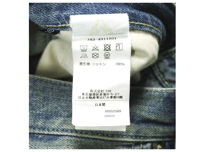 Autre Marque AVIREX TFQP DENIM PANTS Pantalones de mezclilla de algodón - vista 12