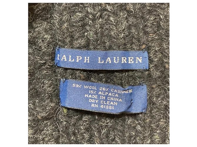 Polo Ralph Lauren Sciarpa e scaldamani 2 in 1 in lana e cashmere - vista 5
