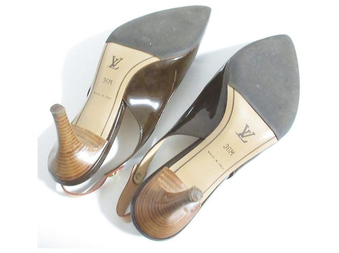 Louis Vuitton Monogram Slingback Pumps aus Lackleder - Ansicht 7
