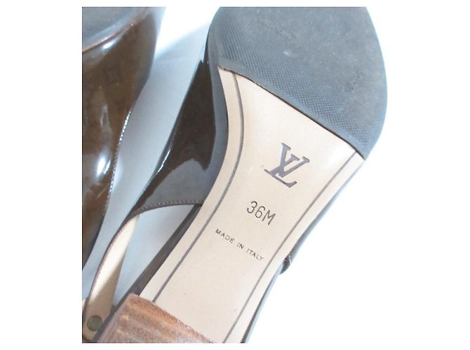 Louis Vuitton Monogram Slingback Pumps aus Lackleder - Ansicht 8