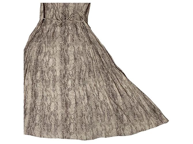 Autre Marque Mila Owen Python Print Sleeveless Dress - view 3
