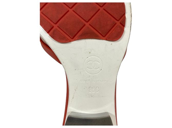 Mule Chanel Coco Mark in pelle e PVC - vista 10