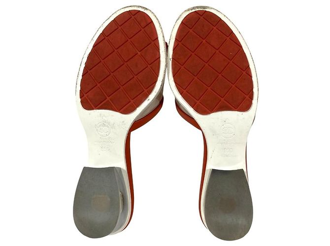 Mule Chanel Coco Mark in pelle e PVC - vista 6