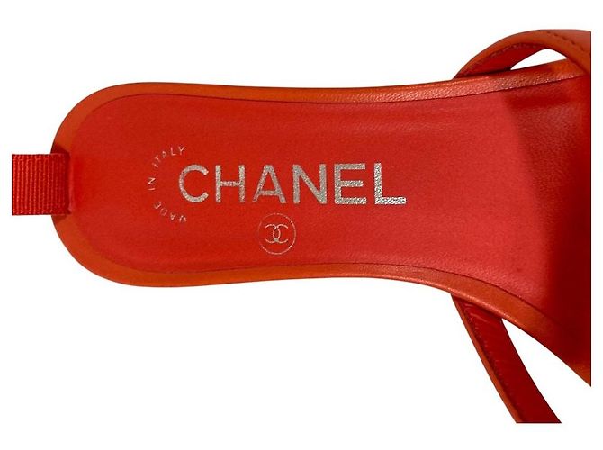 Mule Chanel Coco Mark in pelle e PVC - vista 9