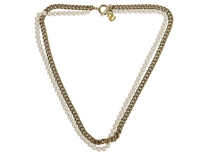 Collar largo de cadena de perlas Sacai - vista 10
