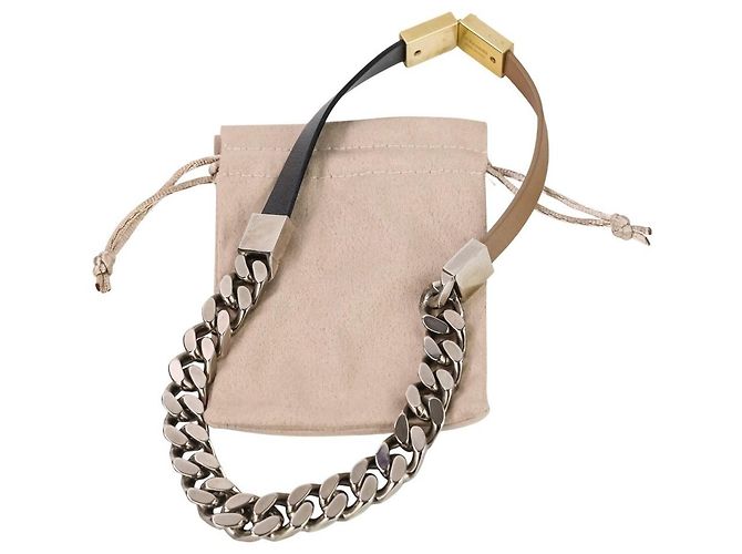 Collana in pelle con catena Jil Sander - vista 11