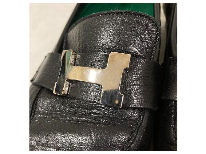 Hermès Mocassin Paris H Buckle Loafer 34.5 - vista 12