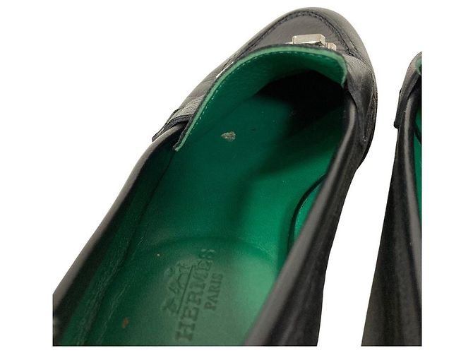 Hermès Mocassin Paris H Buckle Loafer 34.5 - vista 13