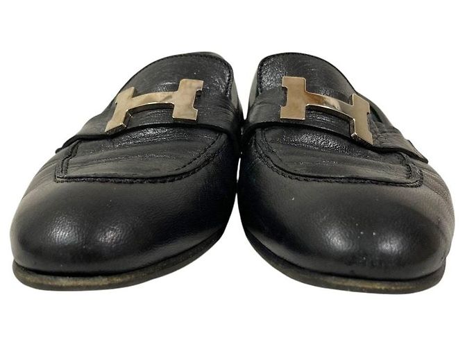 Hermès Mocassin Paris H Buckle Loafer 34.5 - vista 4