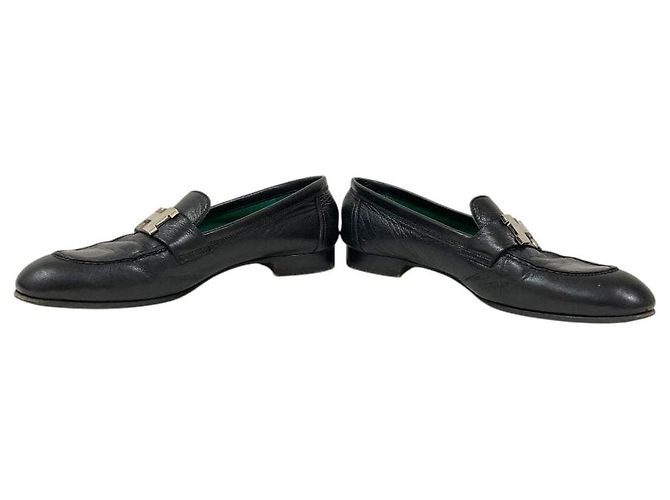 Hermès Mocassin Paris H Buckle Loafer 34.5 - vista 5