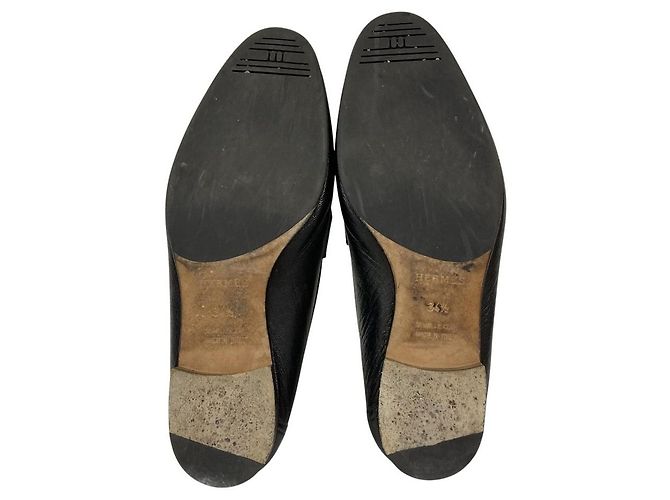 Hermès Mocassin Paris H Buckle Loafer 34.5 - vista 7
