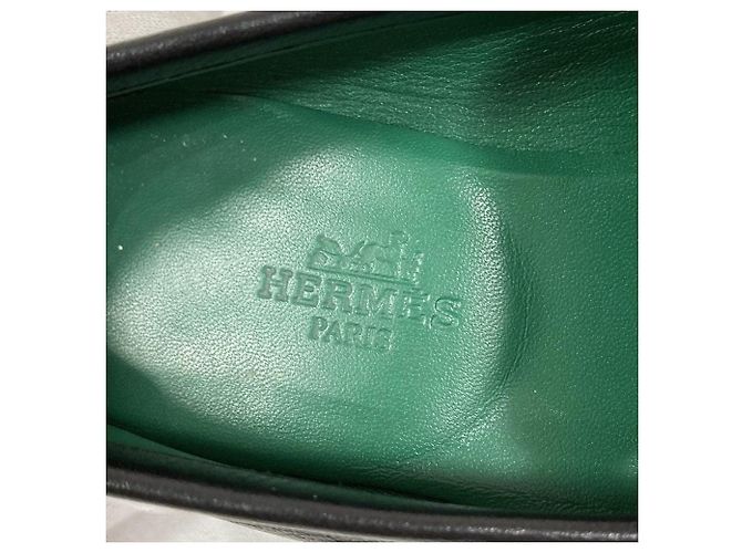 Hermès Mocassin Paris H Buckle Loafer 34.5 - vista 8