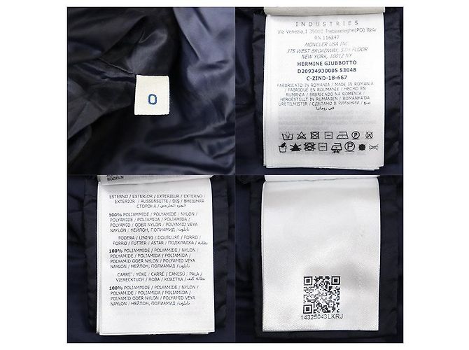 Abrigo de Plumas Moncler HERMINE Nylon - vista 10