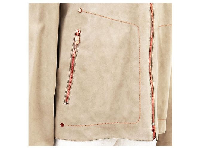 Chaqueta Hermès 50 de piel de reno - vista 14