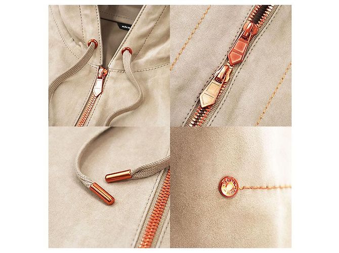 Chaqueta Hermès 50 de piel de reno - vista 4