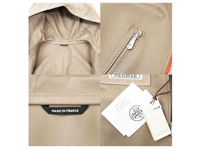 Chaqueta Hermès 50 de piel de reno - vista 9