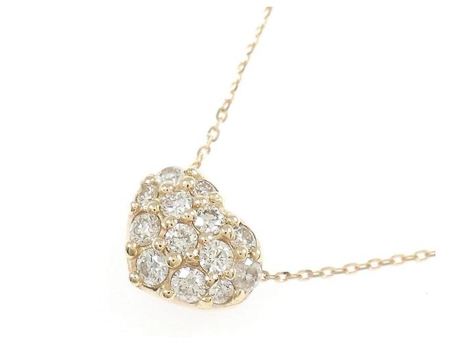 Autre Marque Collana Cuore con Diamanti Au750 - vista 3