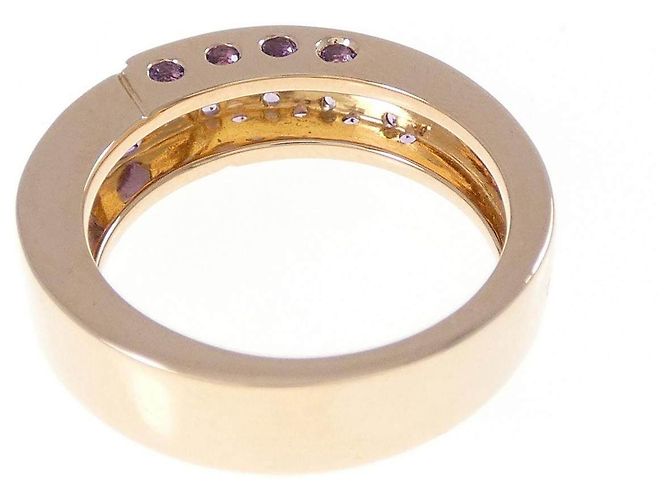 Autre Marque Anello Luziada Ametista Au750 Oro Rosa - vista 3