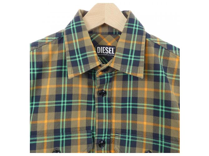 Autre Marque Camicia in cotone a quadri DIESEL - vista 5