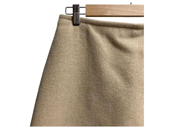Autre Marque Falda mini línea A de lana Patou - vista 2