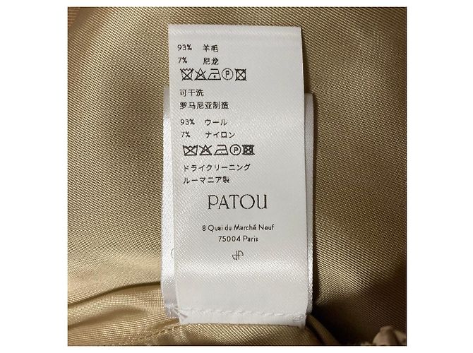 Autre Marque Falda mini línea A de lana Patou - vista 8