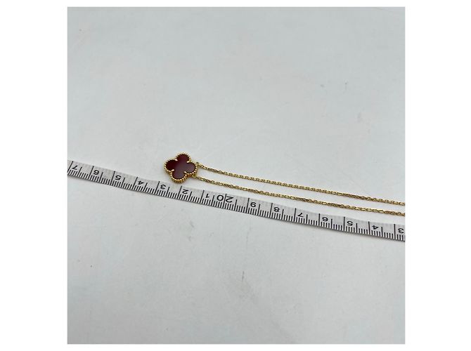 Collana Sweet Alhambra Van Cleef & Arpels Oro Giallo Cornalina - vista 12