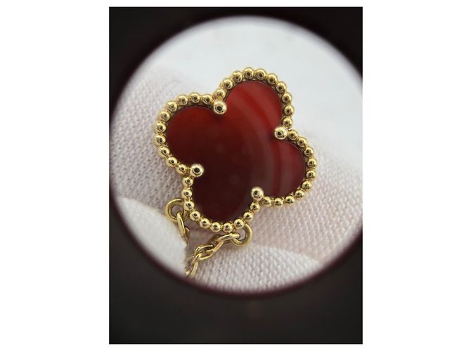 Collana Sweet Alhambra Van Cleef & Arpels Oro Giallo Cornalina - vista 18