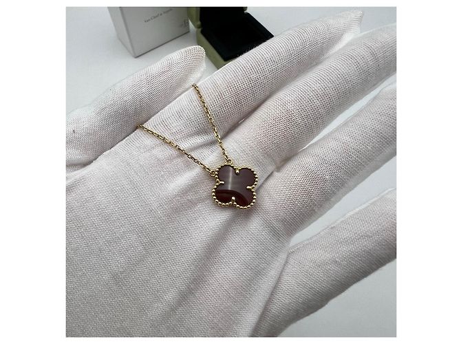 Collana Sweet Alhambra Van Cleef & Arpels Oro Giallo Cornalina - vista 5