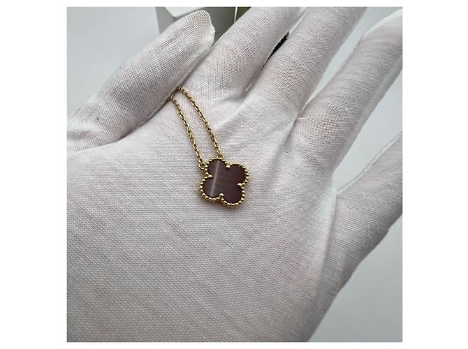Collana Sweet Alhambra Van Cleef & Arpels Oro Giallo Cornalina - vista 7