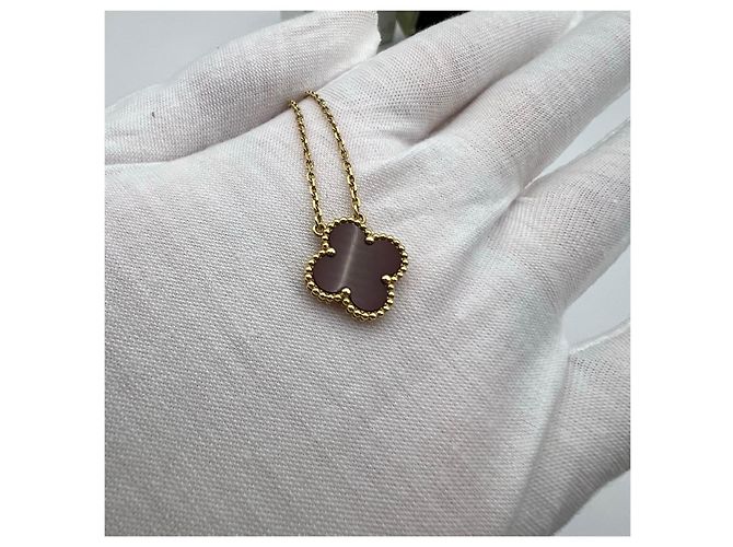 Collana Sweet Alhambra Van Cleef & Arpels Oro Giallo Cornalina - vista 8