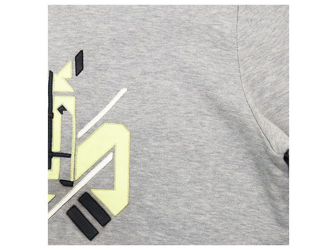 Hermès Chevaux en Symétrie Sweatshirt aus Baumwolle und Lammleder - Ansicht 4
