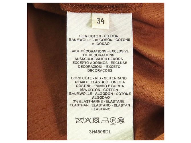 Vestido de algodón bordado H Hermès 34 - vista 7