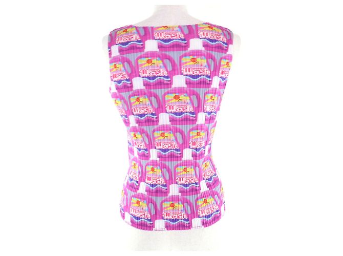 Issey Miyake PLEATS PLEASE PLEATS PLEASE T-shirt Polyester Sleeveless Top - vista 3