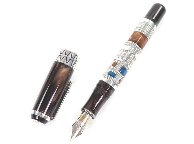 Autre Marque Montegrappa Human Civilization SV925 18K Limitierter Füllfederhalter - Ansicht 2