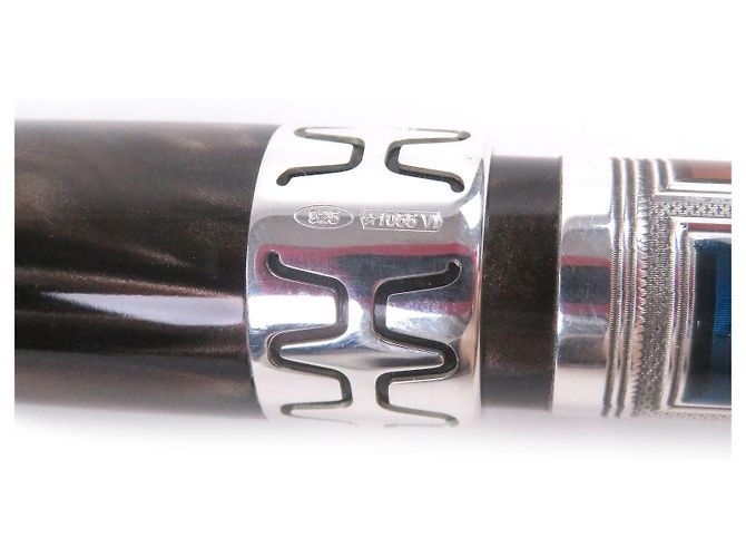 Autre Marque Montegrappa Human Civilization SV925 18K Limitierter Füllfederhalter - Ansicht 9