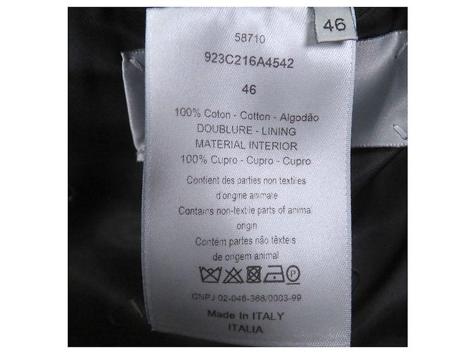Giacca Dior in cotone velour Single - vista 7