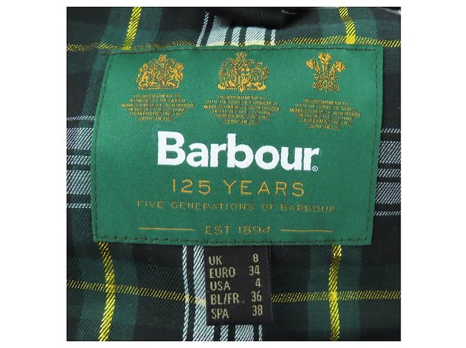 Chaqueta de algodón encerado Barbour 125th Anniversary Haydon - vista 8
