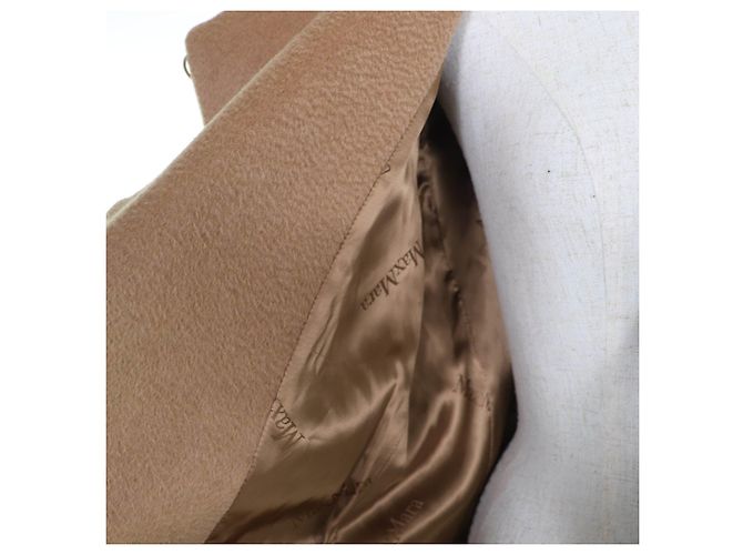 Abrigo Max Mara Camel Beige Viscosa - vista 5