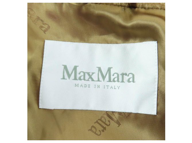 Abrigo Max Mara Camel Beige Viscosa - vista 7