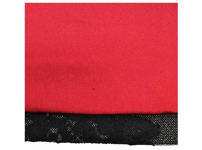 Dolce & Gabbana Abito Dolce&Gabbana in lana e cotone con pizzo floreale - vista 9