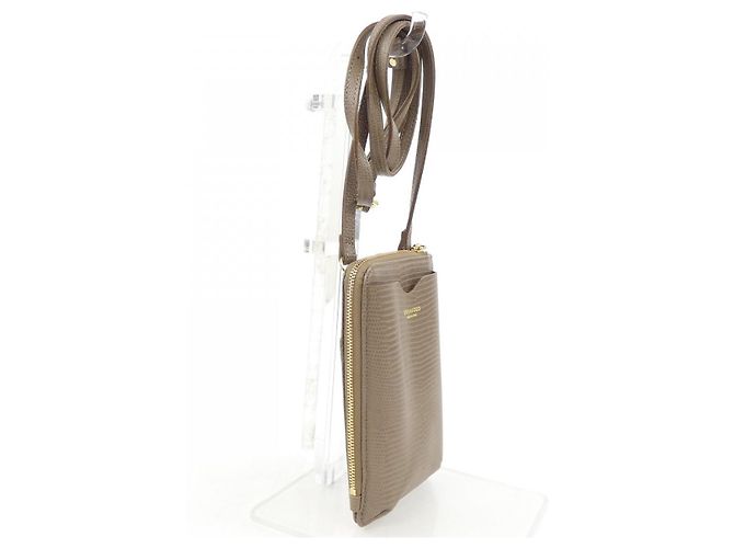 Autre Marque Borsa a tracolla VIOLA d'ORO beige - vista 2