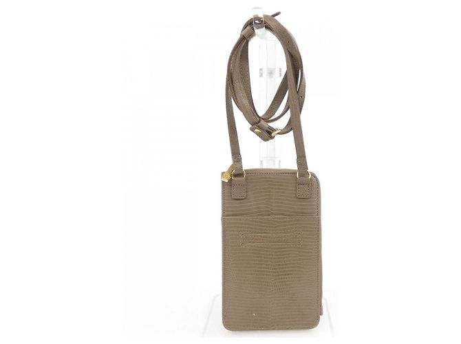 Autre Marque Borsa a tracolla VIOLA d'ORO beige - vista 3