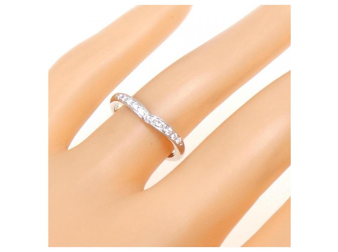 Autre Marque Anello NIWAKA in Platino 950 e Diamante - vista 5