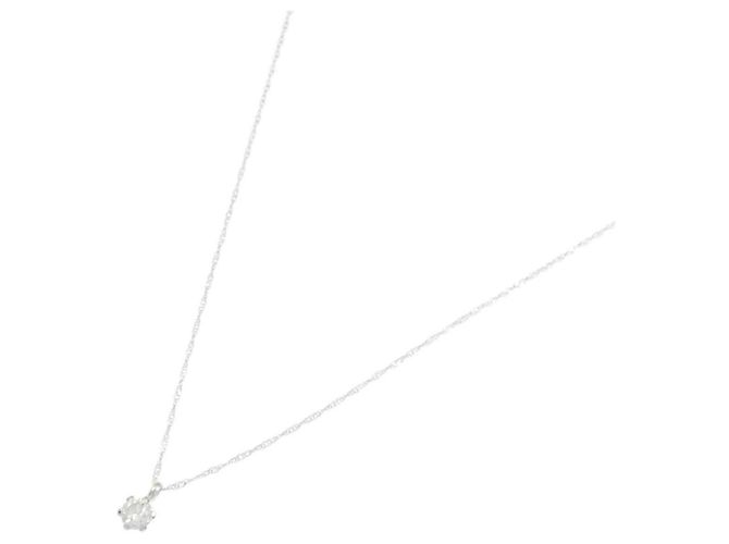 Autre Marque Au750 Weißgold-Diamantkette - Ansicht 2