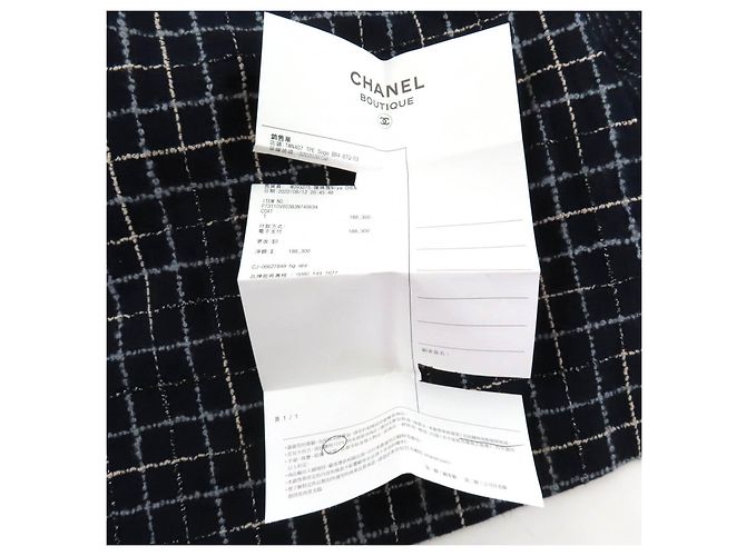 Abrigo de tweed de lana estilo pasarela CHANEL - vista 16