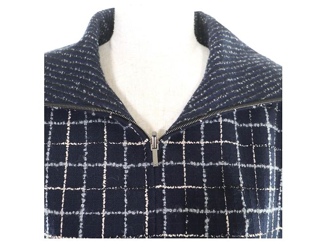 Abrigo de tweed de lana estilo pasarela CHANEL - vista 4